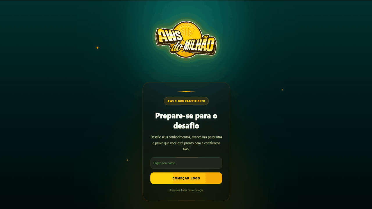 Preview AWS do Milhão